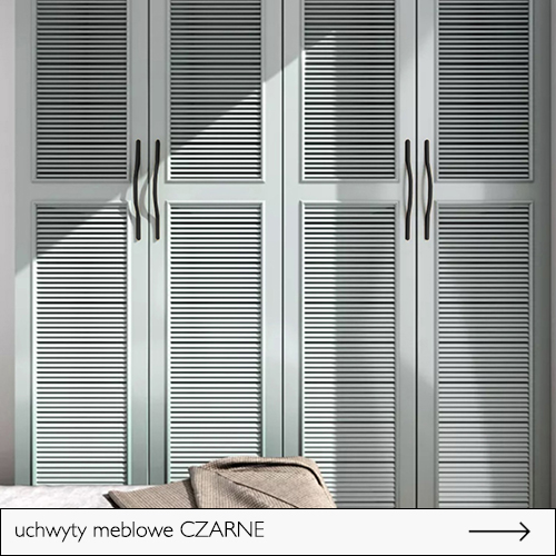 UCHYTY MEBLOWE CZARNE
